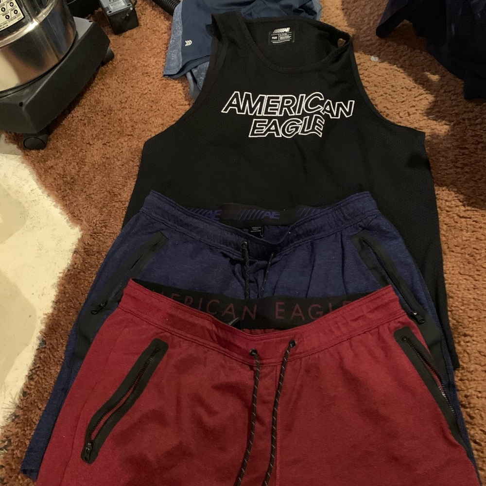 American Eagle bundle XL tank shorts Large men’s